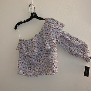 Zara flower blouse